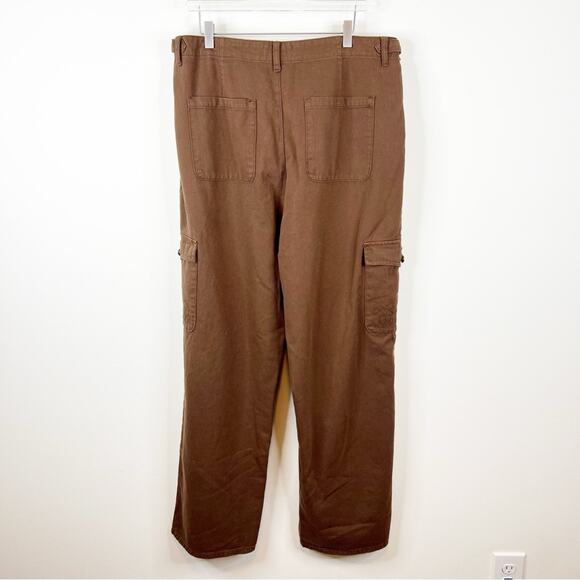 NWT FOUND Dusky Western Unisex Cargo Pant 34 Brown - Picture 3 of 11